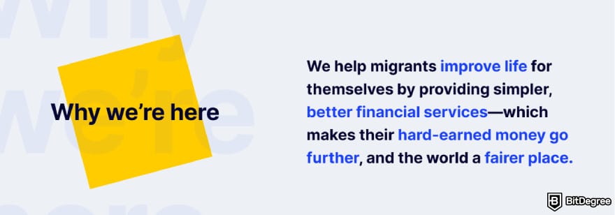 TransferGo review: TransferGo missions.
