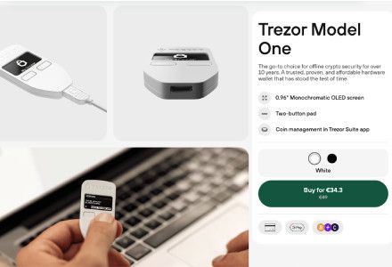 Trezor One - Cost-Efficient Hardware Wallet