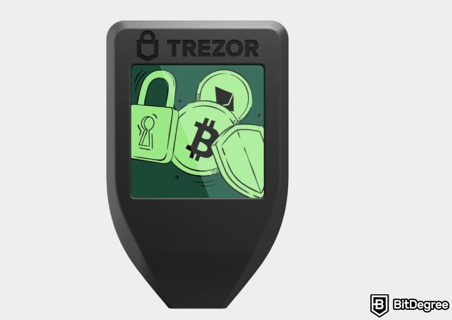 Trezor Safe 3 review: Trezor Model T hardware wallet.