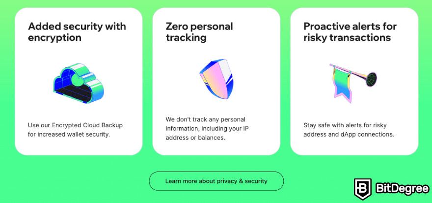 Trust Wallet review: privacy and security.