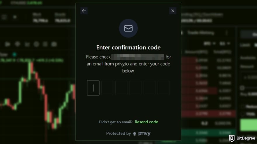 TxFlow review: Enter the six-digit confirmation code sent to your email. TxFlow review: Enter the six-digit confirmation code sent to your email.