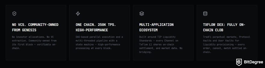 TxFlow review: value propositions. TxFlow review: value propositions.