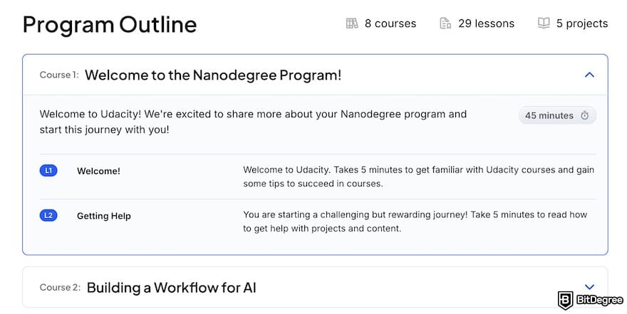 Udacity review: a program outline. Udacity review: a program outline.