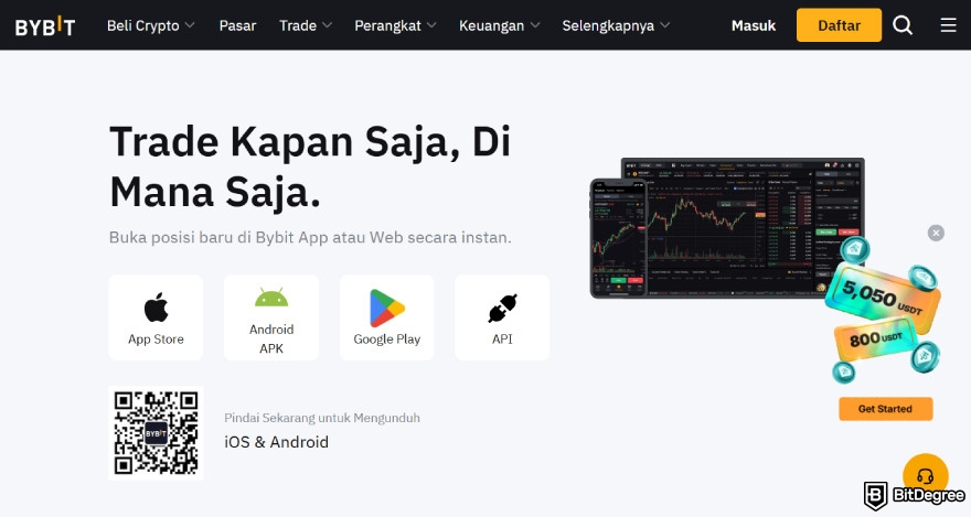 Ulasan Aplikasi Bybit: trading kapan saja, dimana saja.