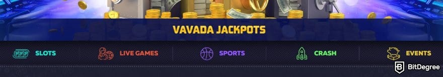 Vavada review: game categories on Vavada's homepage. Vavada review: game categories on Vavada's homepage.