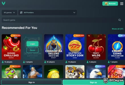 Vave - Big Focus on Live Baccarat Tables