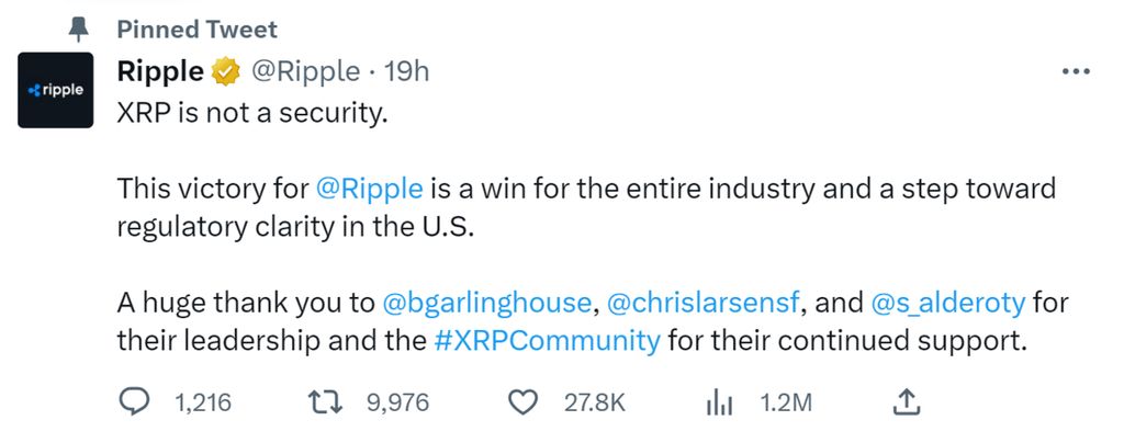 Victory For Xrp