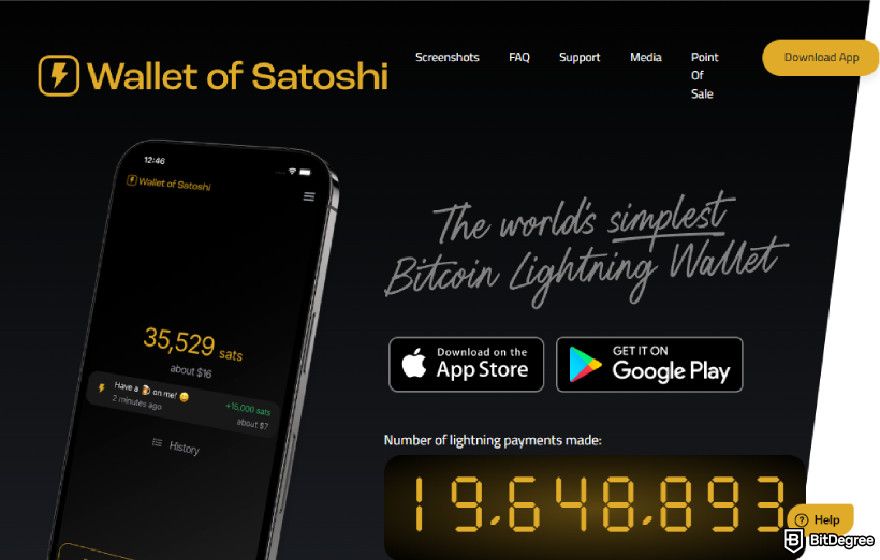 Wallet of Satoshi review: the world's simplest Bitcoin lighting wallet.