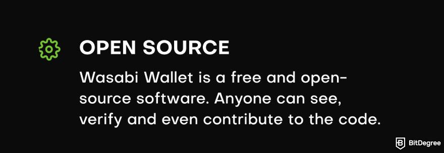 Wasabi Wallet review: open source.