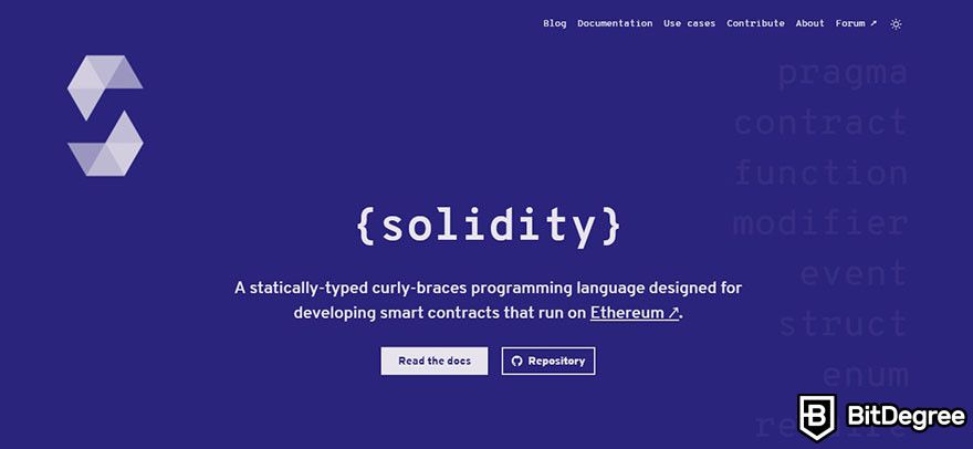 Web3 jobs: solidity homepage