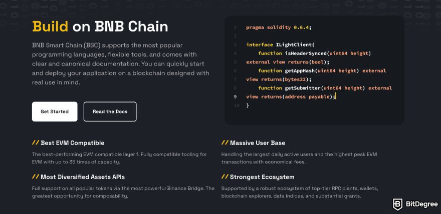 What are Ethereum killers: EVM compatible Binance Smart Chain.