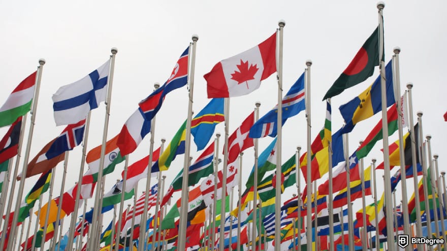 What are Figure Crypto-Backed Loans: national flags.