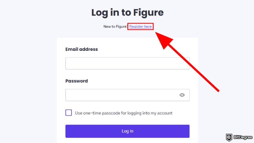What are Figure Crypto-Backed Loans: register for an account.