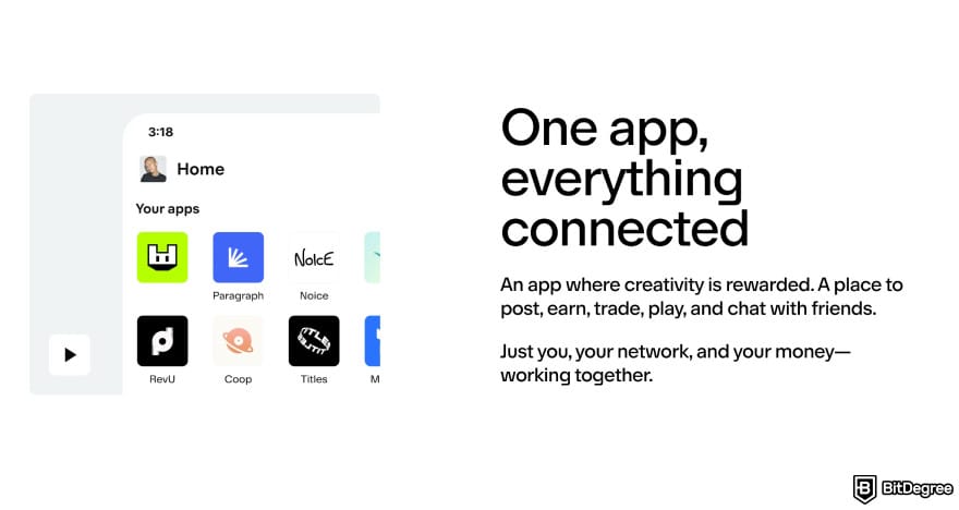 What is Base crypto: Base app homepage.