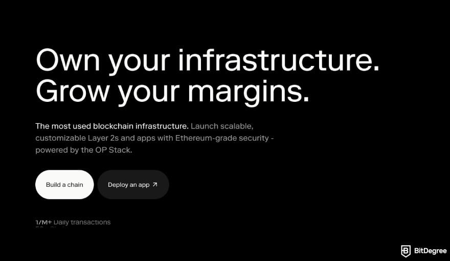 What is Base crypto: Optimism homepage.