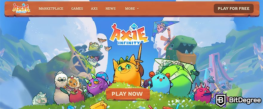 What is crypto gaming: Axie Infinity.