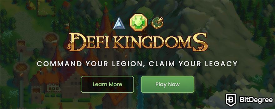 What is crypto gaming: DeFi Kingdoms.