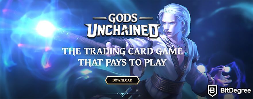 What is crypto gaming: Gods Unchained.