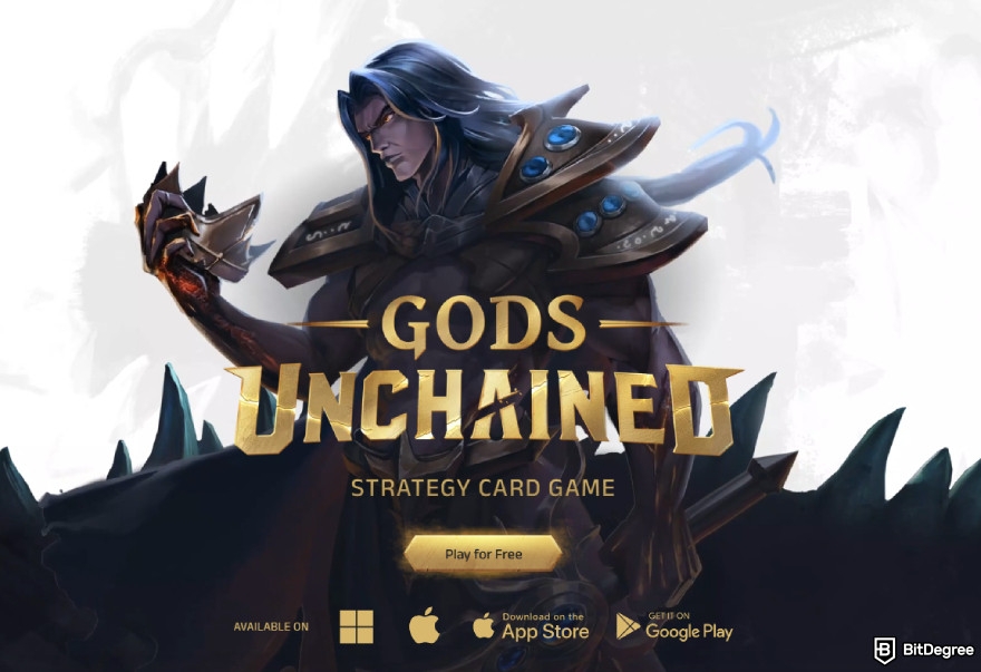 What is crypto gaming: Gods Unchained official website.