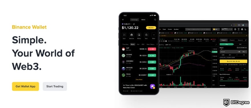 What is HEX crypto: Binance Wallet.