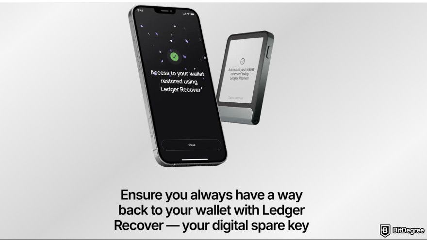 What is Ledger Recover: benefit of Ledger Recover service.
