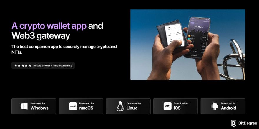 What is Ledger Recover: Ledger Live app supported device.