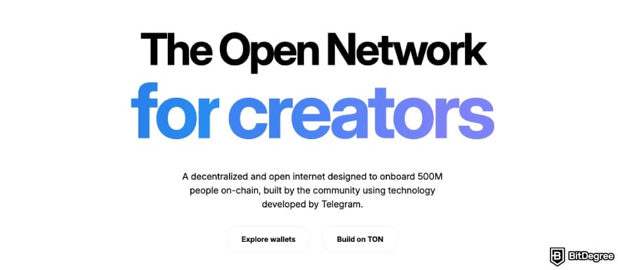What is Notcoin: TON's homepage.