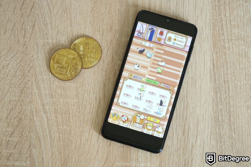 What is a tap-to-earn game: catizen AI.