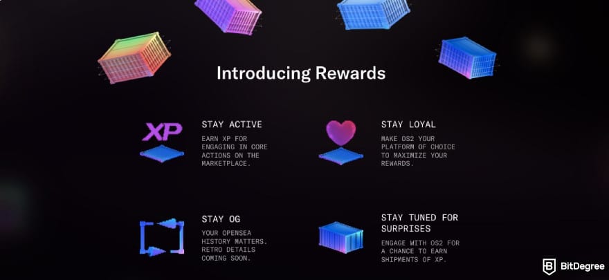 What is xNFT: OpenSea platform's rewards.