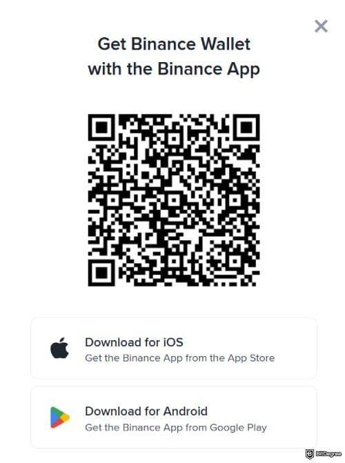 Where to buy JetBolt crypto: set up the Binance Wallet.