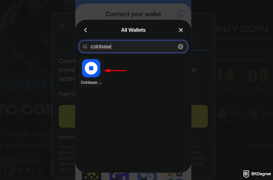 Where to buy JetBolt crypto: connect Coinbase Wallet to JetBolt crypto.