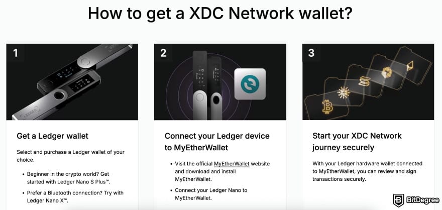 Where to buy XDC: steps to setting up a XDC Network wallet on Ledger.