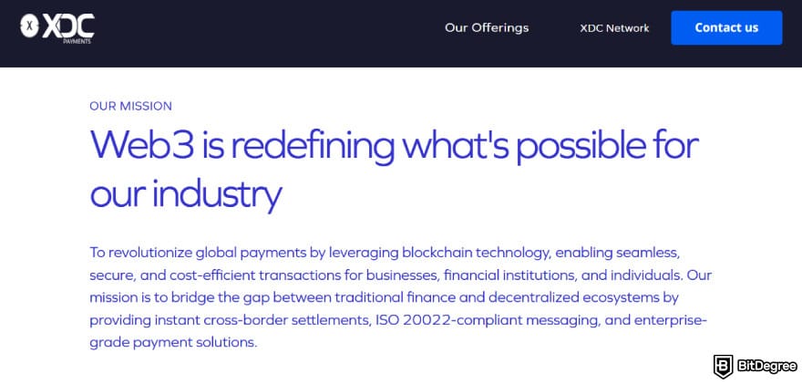 Where to buy XDC: XDC Payment website.