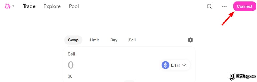 Where to buy XRT crypto: [Connect] button on Uniswap.