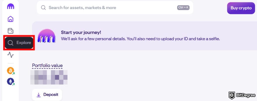 Where to buy XRT crypto: [Explore] button on Kraken.