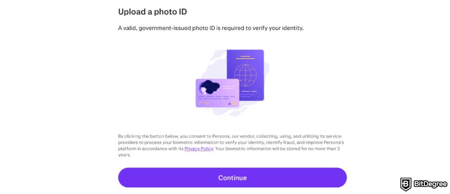 Where to buy XRT crypto: ID photo submission on Kraken.