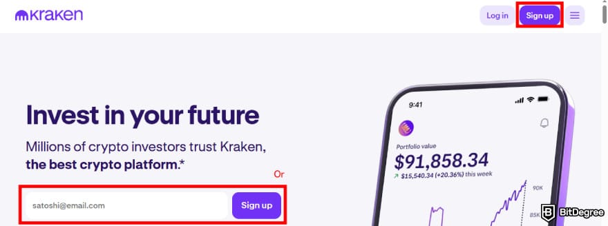 Where to buy XRT crypto: Kraken homepage.