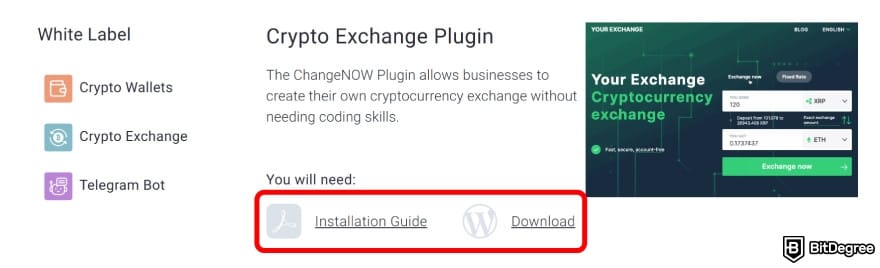 White label crypto exchange: download the pack.
