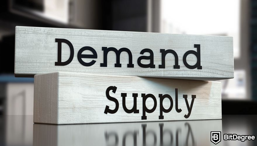 Why is crypto going up: demand and supply.