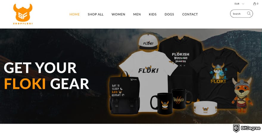 Will Floki Inu reach $1? A screenshot of the FlokiPlaces website.