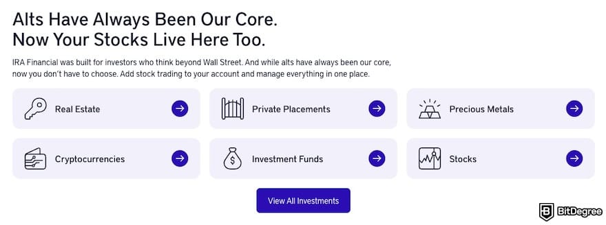 Winklevoss twins Bitcoin: IRA Financial's instruments.