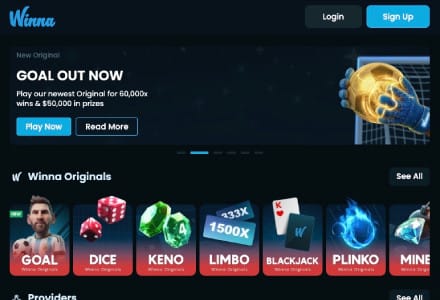 Winna - Community Rewards, No-KYC, Canadian TGC License