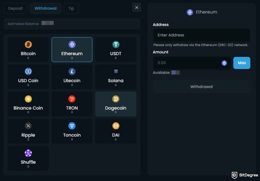 Winna casino review: withdrawal page. Winna casino review: withdrawal page.
