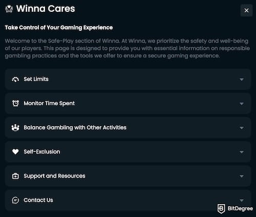 Winna review: Winna Cares. Winna review: Winna Cares.