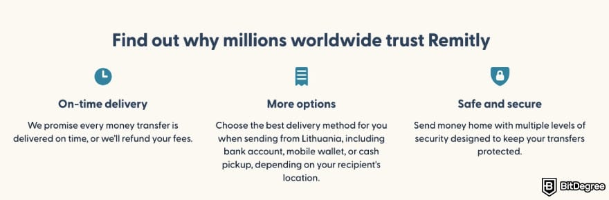 Wise alternatives: Remitly explaining why users pick them.