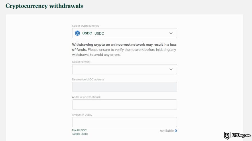 Withdrawal Bitstamp: the crypto withdrawal details on Bitstamp.