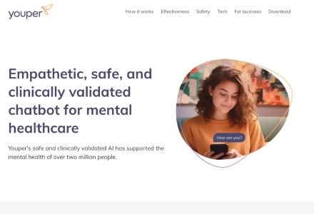 Youper - AI Designed to Help With Mental Healthcare