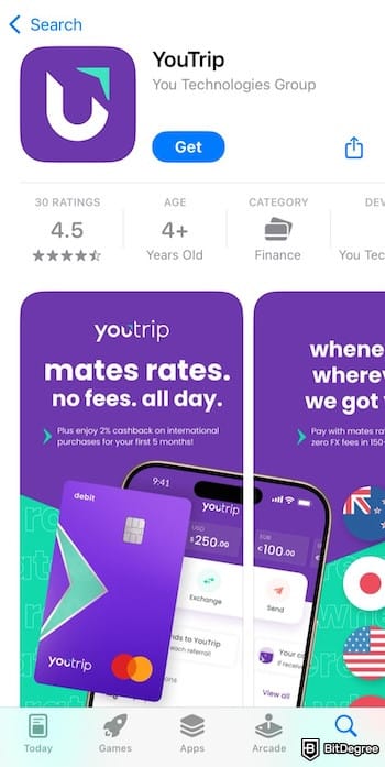 YouTrip review: YouTrip app on App Store.