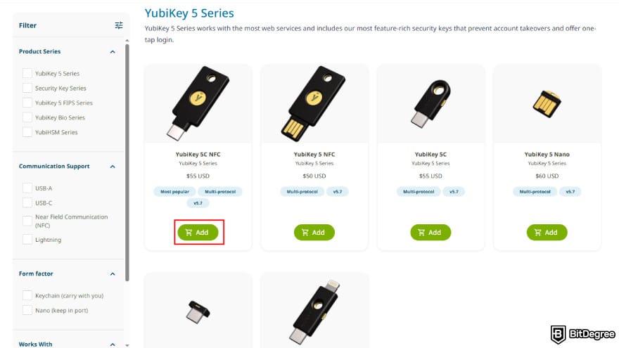 YubiKey promo code: add to cart. YubiKey promo code: add to cart.
