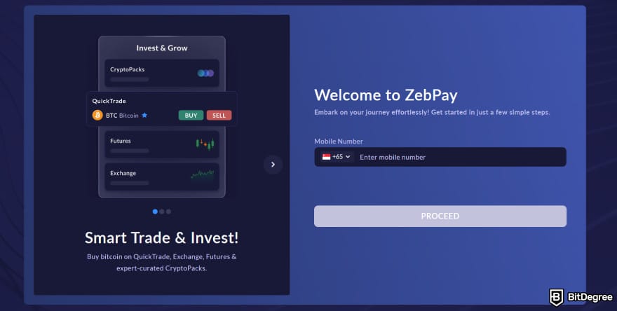 ZebPay review: welcome to ZebPay.